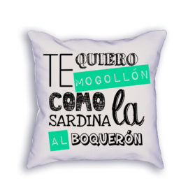 Cojín Te quiero mogollón