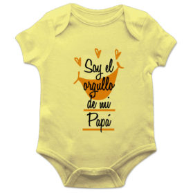 Body de manga corta Soy el orgullo de papá