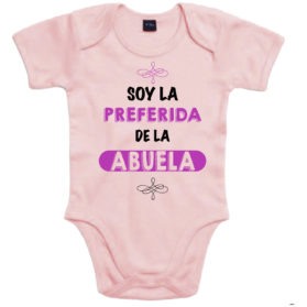 Body de manga corta soy la preferida de la abuela