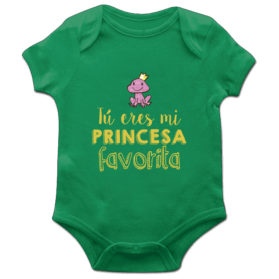 Body de manga corta Tú eres mi princesa favorita