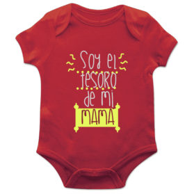 Body de manga corta Soy el tesoro de mamá